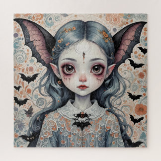 Fantasy Bat Girl Jigsaw Puzzel