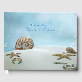 Fantasy Beach Theme Weddenschap Gastenboek