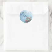 Fantasy Beach Wedding Envelope Sticker (Tas)