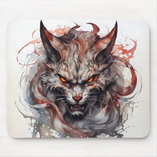 Fantasy Beast Cat Muismat (Voorkant)