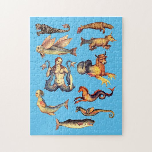 fantasy Beasts Zee schepsels Kunst Legpuzzel (Verticaal)