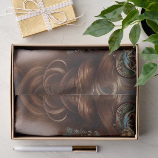 Fantasy Beauful Mermaid Princess Decoupage Tissuepapier (Geschenk)