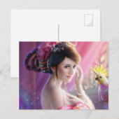 Fantasy Beauty 01 Briefkaart (Voorkant / Achterkant)