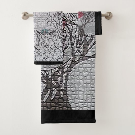 Fantasy Beauty Mosaic Water Color Art Bad Handdoek (Insitu)