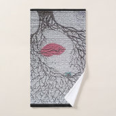 Fantasy Beauty Mosaic Water Color Art Bad Handdoek (Handdoek)