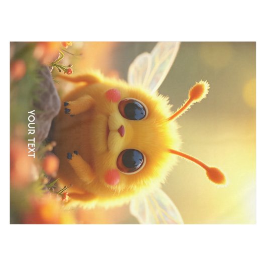 Fantasy Bee Bug Sun Tafelkleed (Voorkant (Horizontaal))