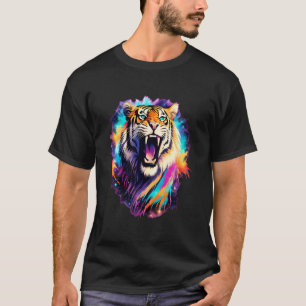 Fantasy Bengaalse Tijger Bold Levendige Kleuren St T-shirt