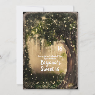 Fantasy Betoverde Liefde Vintage Bos Zoete 16 Kaart