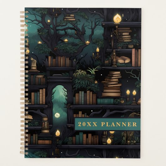 Fantasy Bibliotheek Boekenplank Planner - De Ruïne (Voorkant)