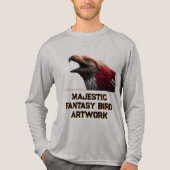  Fantasy Bird Artwork Tri-Blend Shirt (Voorkant volledig)
