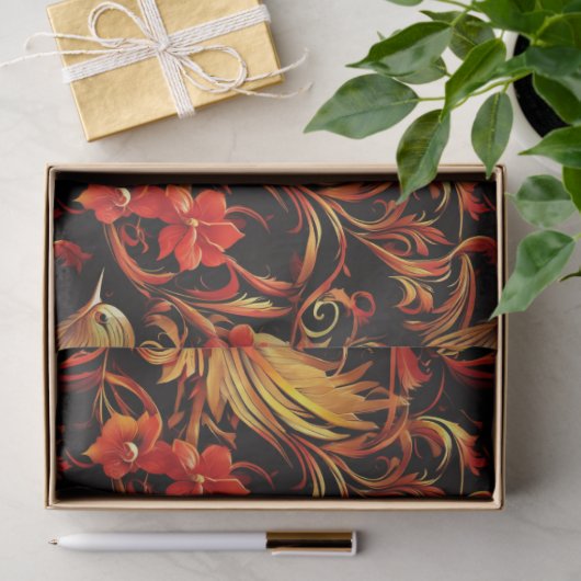 Fantasy Birds Tissue Papier (Geschenk)