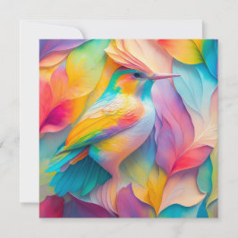 Fantasy Birds Zijde Vogel platte kaart