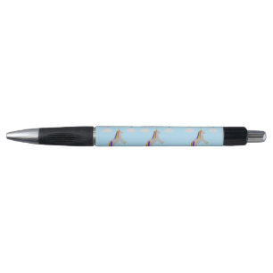 Fantasy Birthday Unicorn Rainbow en Clouds Pen