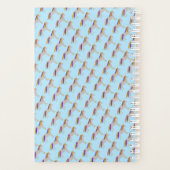 Fantasy Birthday Unicorn Rainbow en Clouds Planner (Achterkant)