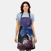 Fantasy Black Dragon ontmoet Unicorn Schort (Gedragen)