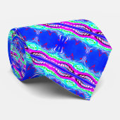 Fantasy blauw stropdas (Opgerold)