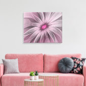Fantasy Bloem Abstract Prume Bloemige Fractale Kun Canvas Afdruk (Insitu (Woonkamer))