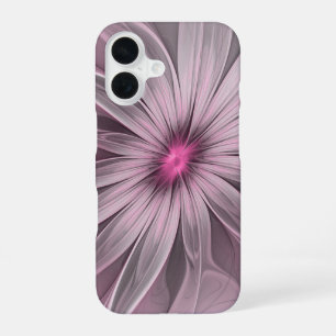 Fantasy Bloem Abstract Prume Bloemige Fractale Kun iPhone 16 Hoesje