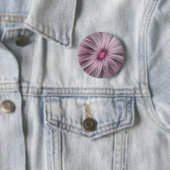Fantasy Bloem Abstract Prume Bloemige Fractale Kun Ronde Button 5,7 Cm (In situ)