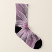 Fantasy Bloem Abstract Prume Bloemige Fractale Kun Sokken (Rechts - buiten)