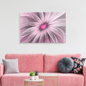 Fantasy Bloem Abstract Prunus Bloemige Fractale Ku Canvas Afdruk (Insitu (Woonkamer))