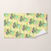 Fantasy Bloem Lichtgeel Bad Handdoek (Handdoek)