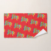 Fantasy Bloem Rood  Bad Handdoek (Handdoek)