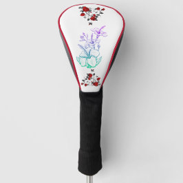 Fantasy Bloem Tuin Kunst Premium Golf Hoofd Hoes Golfheadcover