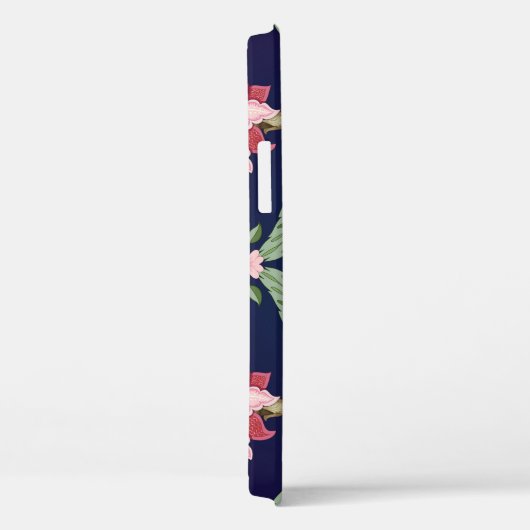 Fantasy Bloemen: Donker Indische Motieven Case-Mate iPhone Case (Achterkant / Rechts)
