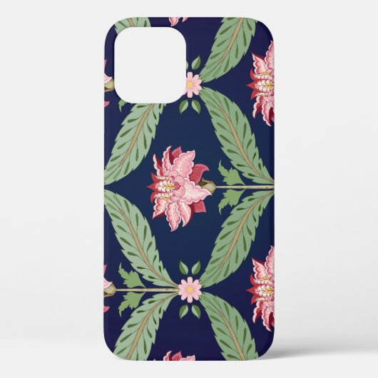 Fantasy Bloemen: Donker Indische Motieven Case-Mate iPhone Case (Achterkant)