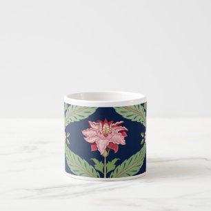 Fantasy Bloemen: Donker Indische Motieven Espresso Kop