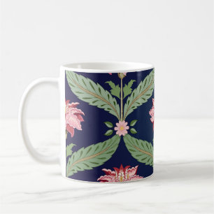 Fantasy Bloemen: Donker Indische Motieven Koffiemok
