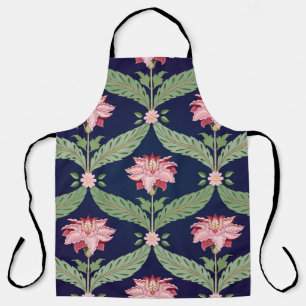 Fantasy Bloemen: Donker Indische Motieven Schort