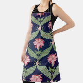 Fantasy Bloemen: Donker Indische Motieven Schort (Insitu)