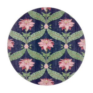 Fantasy Bloemen: Donker Indische Motieven Snijplank