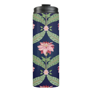 Fantasy Bloemen: Donker Indische Motieven Thermosbeker