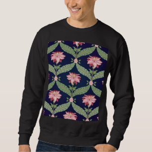 Fantasy Bloemen: Donker Indische Motieven Trui