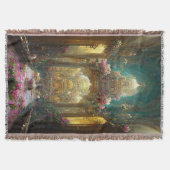 Fantasy Bloemen Kerk - Deken (Voorkant)