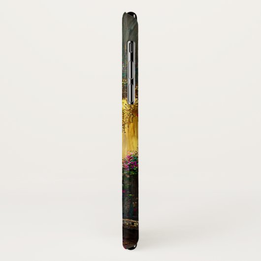 Fantasy Bloemen Kerk - iPhone Case (Achterkant/links)