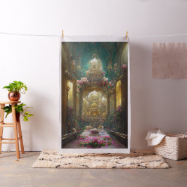 Fantasy Bloemen Kerk - Stof
