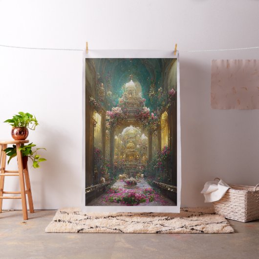 Fantasy Bloemen Kerk - Stof (Voorbeeld)