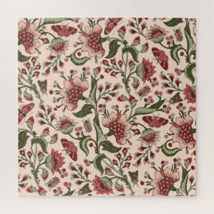 Fantasy Bloemen Paisley Hand getrokken Legpuzzel