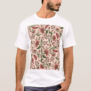 Fantasy Bloemen Paisley Hand getrokken T-shirt