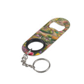 Fantasy Bloementuin Flesopener Sleutelhanger Mini Flessenopener (Achterkant Gekanteld)