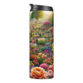 Fantasy Bloementuin Thermische Tumbler Thermosbeker (Geroteerd rechts)