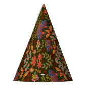 Fantasy bloemenvierkant pocket ontwerp feesthoedjes (Links)