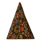 Fantasy bloemenvierkant pocket ontwerp feesthoedjes (Rechts)