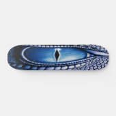Fantasy Blue Dragon Eye Skateboard (Horizontaal)