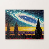Fantasy Blue Galaxy en Yellow Sky Legpuzzel (Horizontaal)