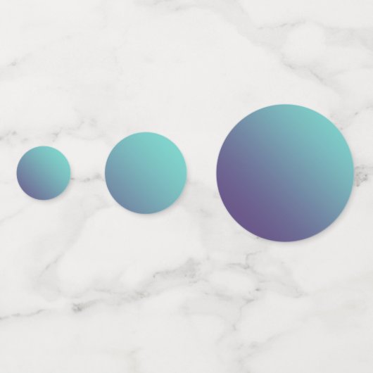 FANTASY Blue + Paarse verloopkleurenConfetti Confetti (Achterkanten)